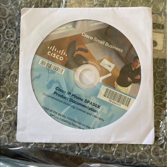 New in Open Box Cisco SPA509G 12-Line IP Phone, Cisco Small Business Gray - Picture 5 of 8